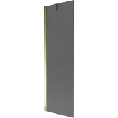Mexen Next badwandafscherming 1-vleugelig 60 x 150 , grafiet, goud - 895-060-000-00-40-50