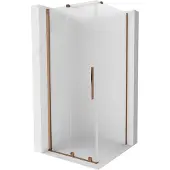Mexen Velar schuifdouchecabine 120 x 120 , matglas, rosegoud - 871-120-120-31-60