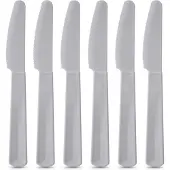 Orion Tafelmessen Plastic Grijs 6 stuks - Tafelmessenset - Messen