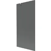 Mexen Next badscherm 1-delig 90 x 150 , grafiet, wit - 895-090-000-00-40-20