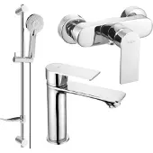 Mexen Royo DF40 doucheset, chroom - 72204DF40-00