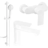 Mexen Royo DF05 doucheset, wit - 72204DF05-20