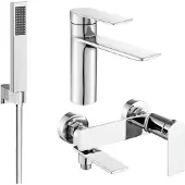 Mexen Zero R02 badset, chroom - 71103R02-00