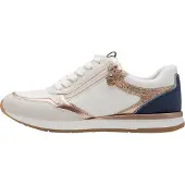 Tamaris Sneakers laag donkerblauw / brons / wit