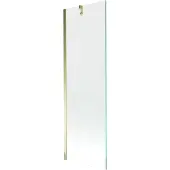 Mexen Next badwandparaván 1-deurs 60 x 150 , transparant, goud - 895-060-000-00-00-50