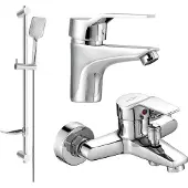 Mexen Caro DF72 badkuipset, chroom - 746603DF72-00