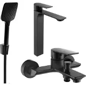 Mexen Alexa R62 badset, zwart - 71213R62-70