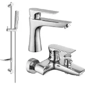 Mexen Axel DF72 badset, chroom - 73803DF72-00