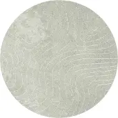 vidaXL Binnen- en buitenkleed PALMERAS Groen Ø 120 CM Polyester