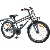 vidaXL Kinderfiets 22 Inch voor 7-12 jaar oud Donkergrijs