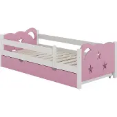 VitaliSpa Jessica Kinderbed – 80x160 cm met lade, zonder matras Roze