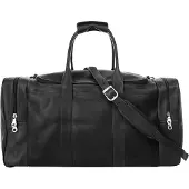 Harold's Leer reistas Country Travelbag Black zwart