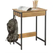 SoBuy Computerbureau 60x40x77 cm met lade en haken