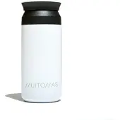 Muitomas Thermofles - Dubbel geïsoleerde voering - 350ml – 12 uur warm of 24 uur koude dranken - Wit