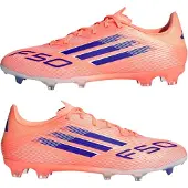 Adidas F50 League Gras / Kunstgras Voetbalschoenen (MG) Oranje Blauw Wit