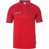 Uhlsport Progressive 28 Short Sleeve Polo Rood 12-13 Years Kinderen