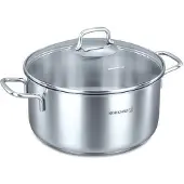 Korkmaz Perla RVS Pan 2,3L - Hoogwairdge Kwaliteit