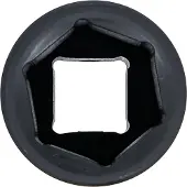 Bgs Kracht dopsleuteldop zeskant, diep 3/4 32 mm