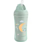 Kikkaboo Maan Beker Met Siliconen Rietje - 220ml - Mint