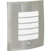 vidaXL Buitenwandlamp zilver 23,5 x 9 x 26 cm RVS en plastic