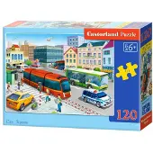 Castorland Puzzel 120 stukjes - Stadsplein