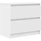 vidaXL Tv-meubel 60x35x54 cm bewerkt hout wit