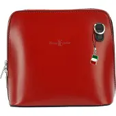DrachenLeder Schoudertas rood