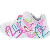 SKECHERS 314966L Uno Lite - Sneakers | Maat 30 Meisjes Wit