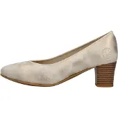 Rieker Lagro leren ballerina's met hak