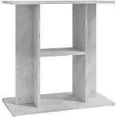 vidaXL Aquariumstandaard Betongrijs 60x30x60 cm Bewerkt hout