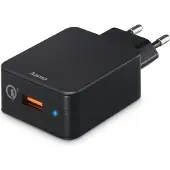 Hama USB-oplader 19.50 W 1x USB-A Zwart Binnen