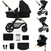 Kinderkraft Black 4in1 MOOV2 Pure EVA WIELEN kinderwagen