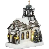 Luville Elzas church battery operated l17,5xb11,5xh21,5 cm