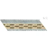 DeWalt Pointes crantées galvanisées 2,8 x 50 mm - Boite de 2200 - DNPT28R50G12Z