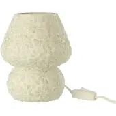 J-Line tafellamp Mozaïek - glas - wit/lichtgroen - small