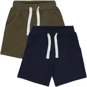 Minymo Broek ' MIBoys 2er-Pack ' donkerblauw / kaki