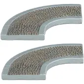 Luville Road curve 2 stuks l26,5xb10xh1,5 cm