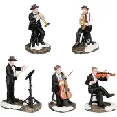 Luville Musicians 5 stuks l3,5xb5,5xh7 cm
