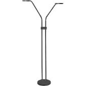 Highlight 2-lichts led leeslamp Malaga zwart