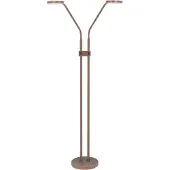 Highlight 2-lichts led leeslamp Malaga choco