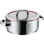 WMF Function 4 Kookpan laag - Ø240mm - Rood