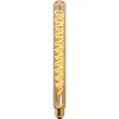 Lucide T32 - Filament lamp - Ø 3,2 cm - LED Dimb. - E27 - 1x4,9W 2200K - Amber