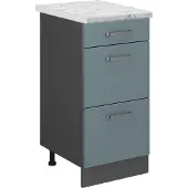 Vicco R-Line Keukenonderkast – 40 cm WB Marmer Blauw-grijs