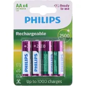 Philips AA Oplaadbare batterijen - 4 stuks