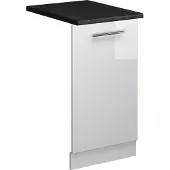 Vicco Fame-Line Vaatwasserfrontpaneel – 45 cm, WB Antraciet Wit Hoogglans