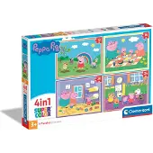 Clementoni Puzzel 4-in-1 Peppa Pig