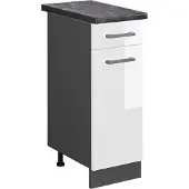 Vicco R-Line Keukenonderkast – 30 cm, WB Antraciet Wit Hoogglans