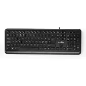 Nedis Bedraad Toetsenbord | USB-A | QWERTY | Scandinavisch | | 1 stuks - KBMU200BKND