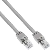 InLine Patchkabel,S/FTP (PiMf),Cat.6 gecertificeerd,250MHz,PVC,koper,grijs,0,3m