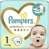 Pampers Premium Care - Maat 1 - 72 stuks - 2/5 kg